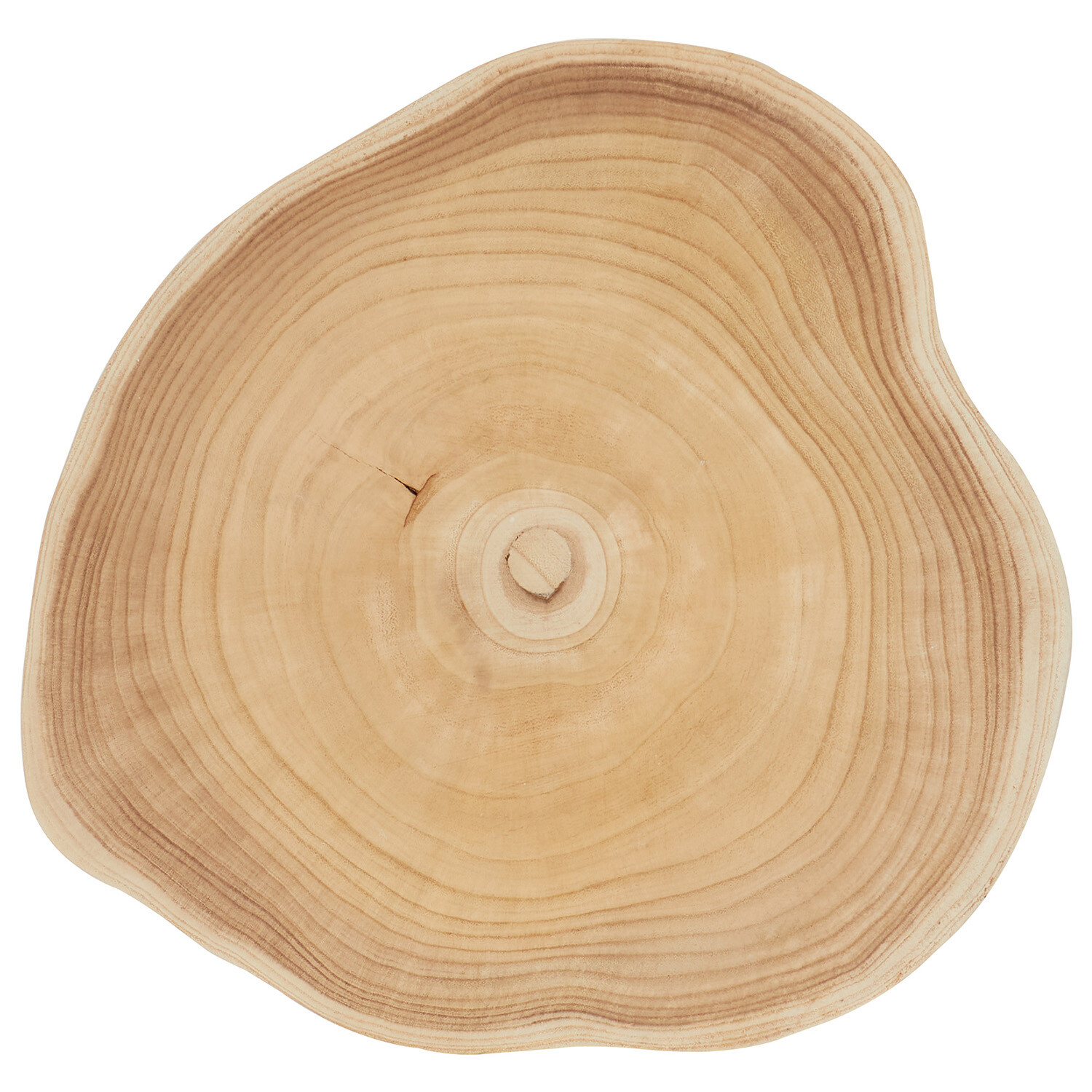 Wooden Slice Centrepiece 42cm Natural Image 2