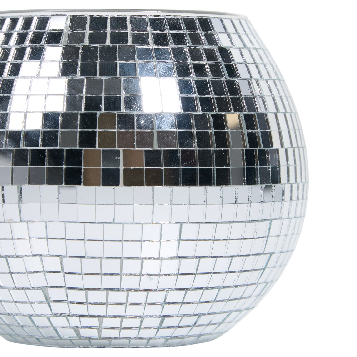 Disco Tealight Holder Silver Image 2