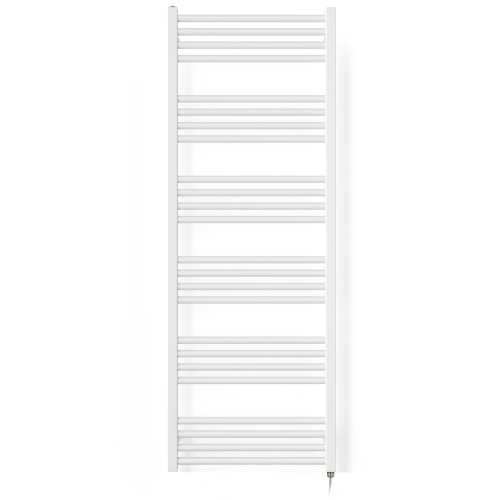 Terma Fiona E Soft Matt White Electric Towel Rail 1380 x 500mm Image 3