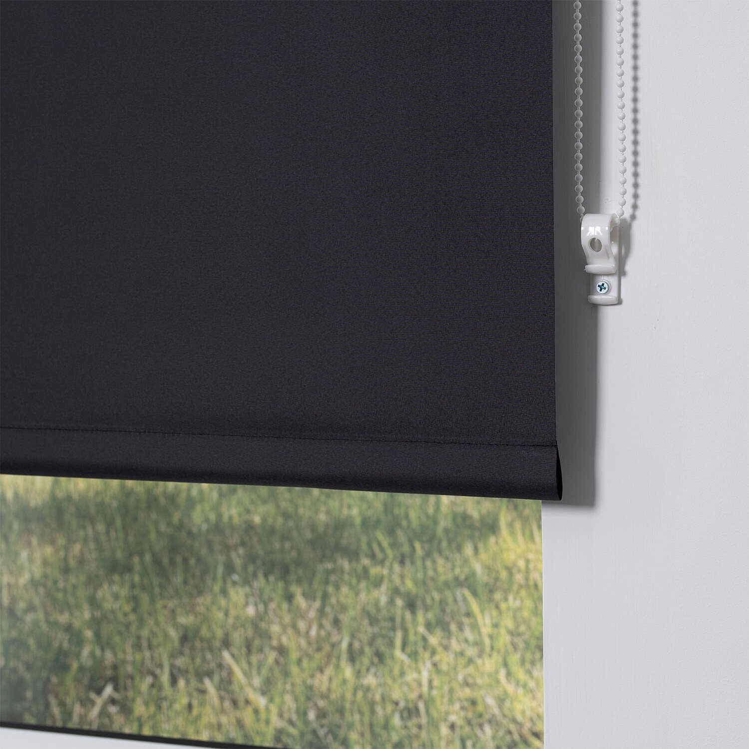 Divante Plain Blackout Roller Blind - Dark Slate / 120cm Image 3
