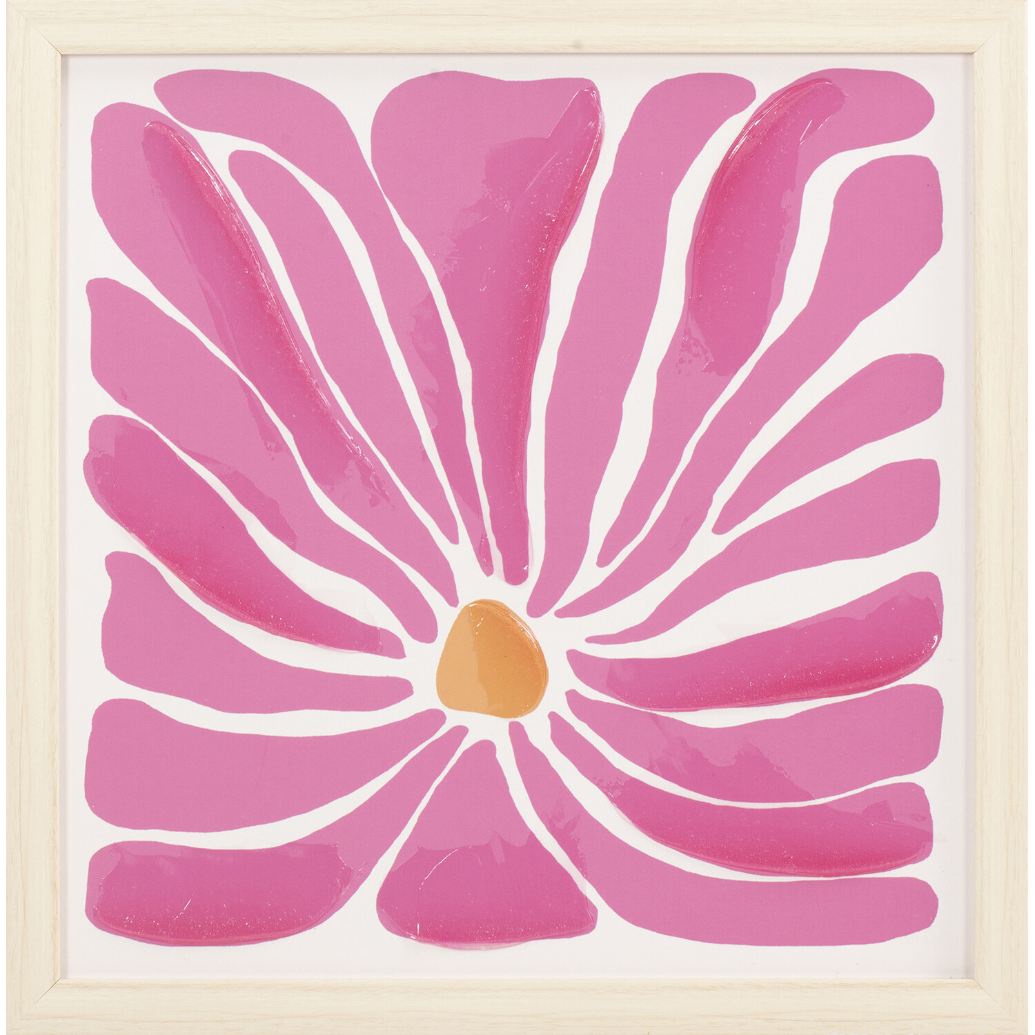 Set of 4 Bright Florals Canvases - Pink Image 8