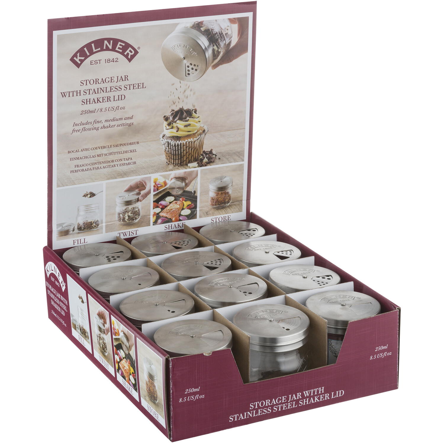 Kilner 250ml Storage Jar with Lid Image 3