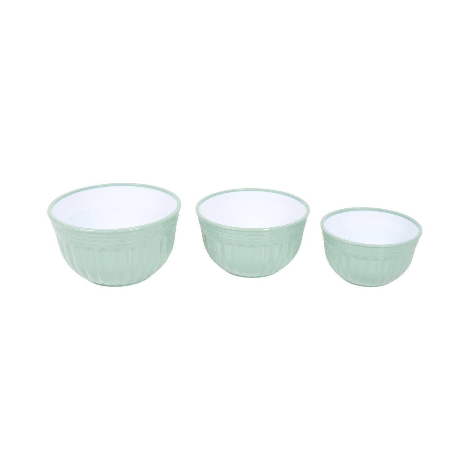 Set of 3 My Kitchen Salad Bowls Soft Cyan Image 5
