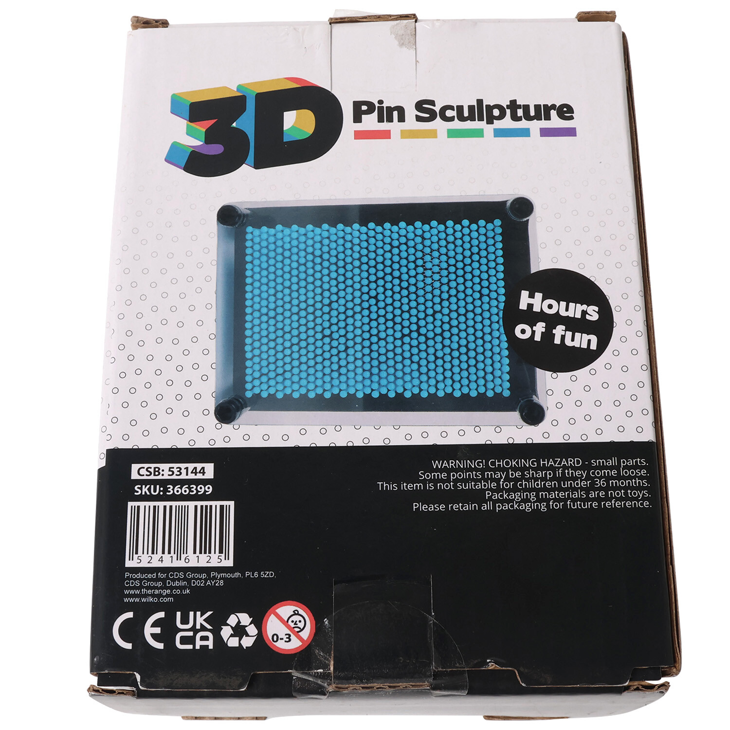 Plastic Neon Pin Art - Multicolour Image 2