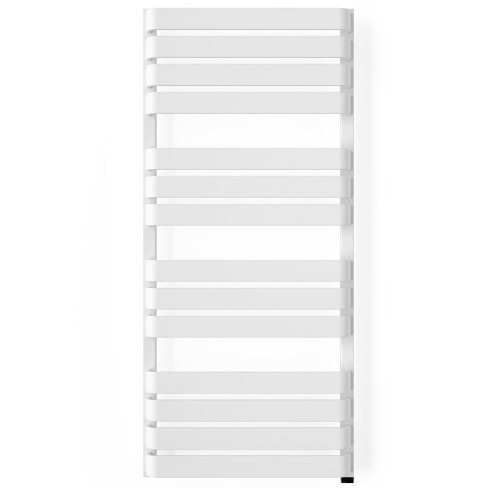 Terma Warp T One Soft Matt White Electric Towel Rail 1110 x 500mm Image 3