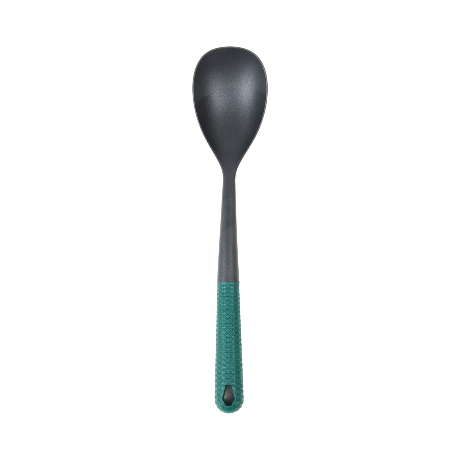 My Kitchen Emerald Geo Handle Solid Spoon Green Image 2