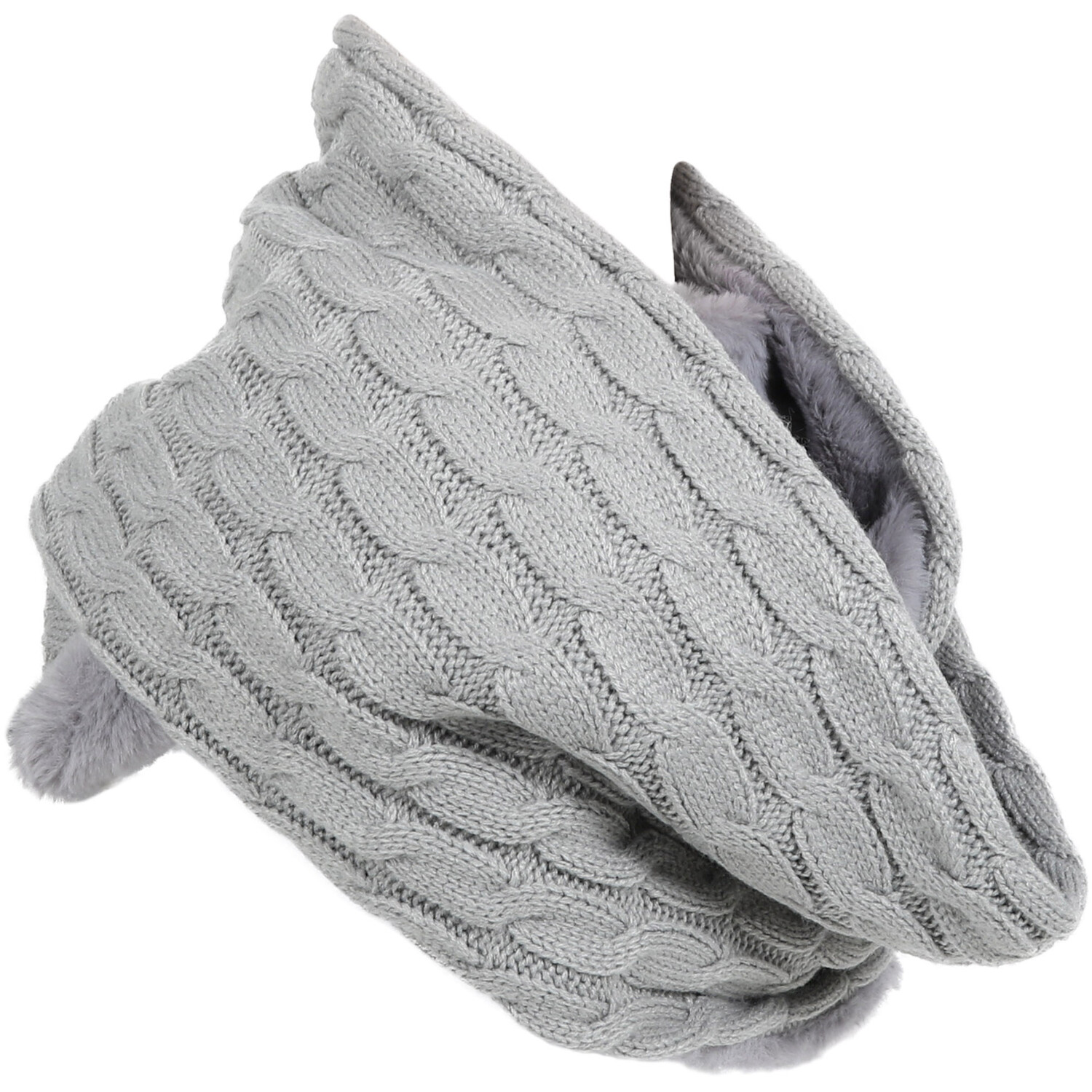Neck Warmer with Fur Image 7