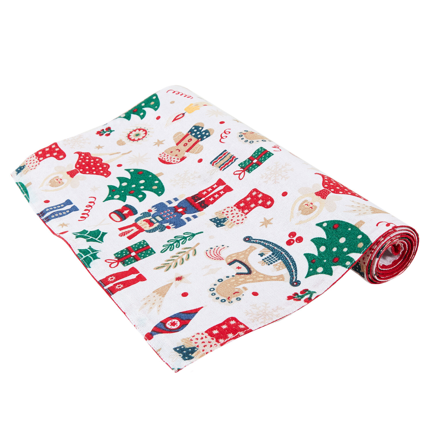 Christmas Print Runner - White Image 2