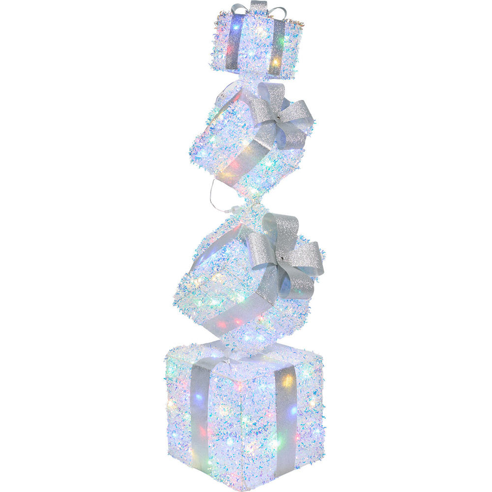 Iridescent LED Stacking Presents Decoration Image 4