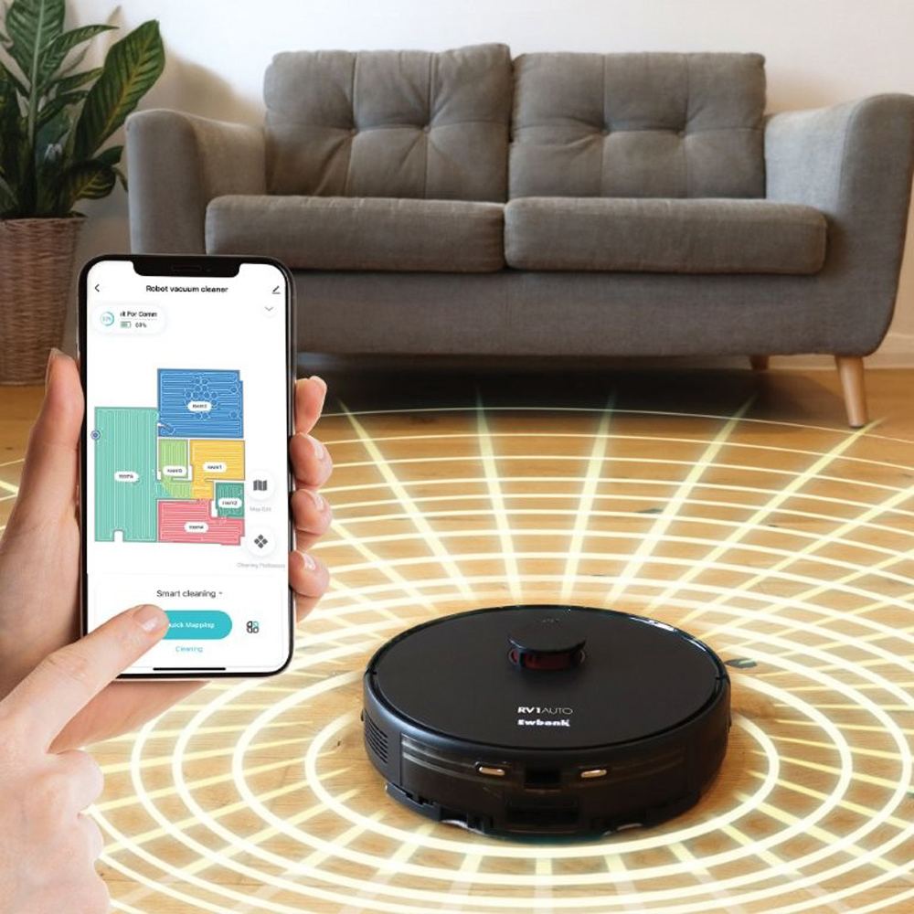 Ewbank EWVC04604 RV1AUTO 2-in-1 Robot Vacuum with Auto-Empty Dock Image 8