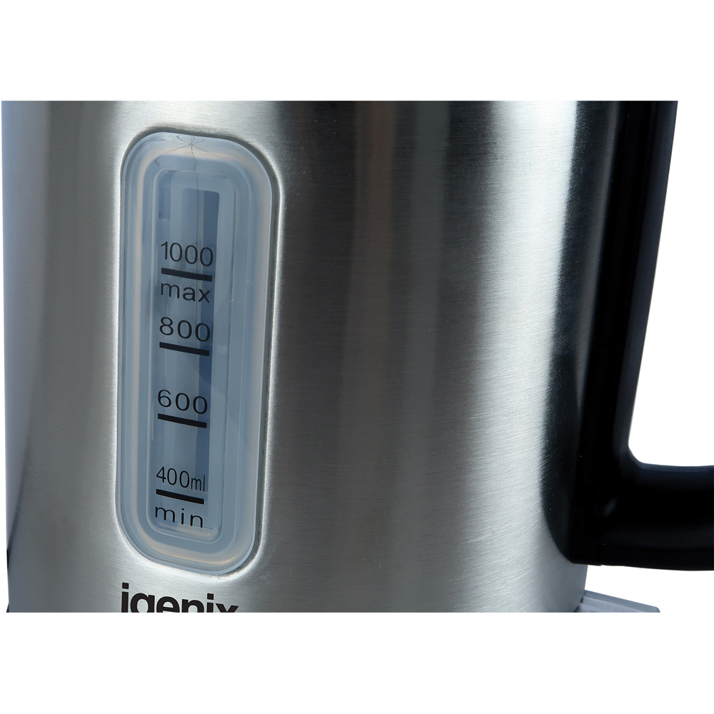 Igenix Stainless Steel 1L Jug Kettle 2200W Image 4