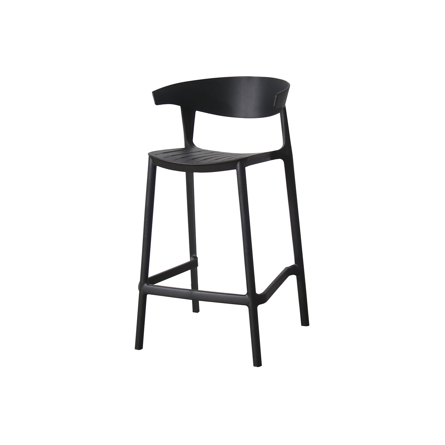 Nova Black Bar Stool Image 2