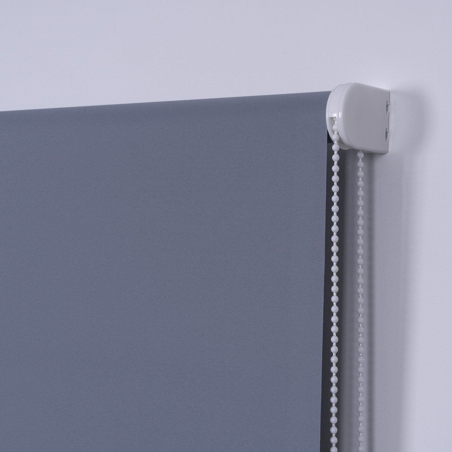 Plain Blackout Roller Blind Glacier Grey 90cm Image 3