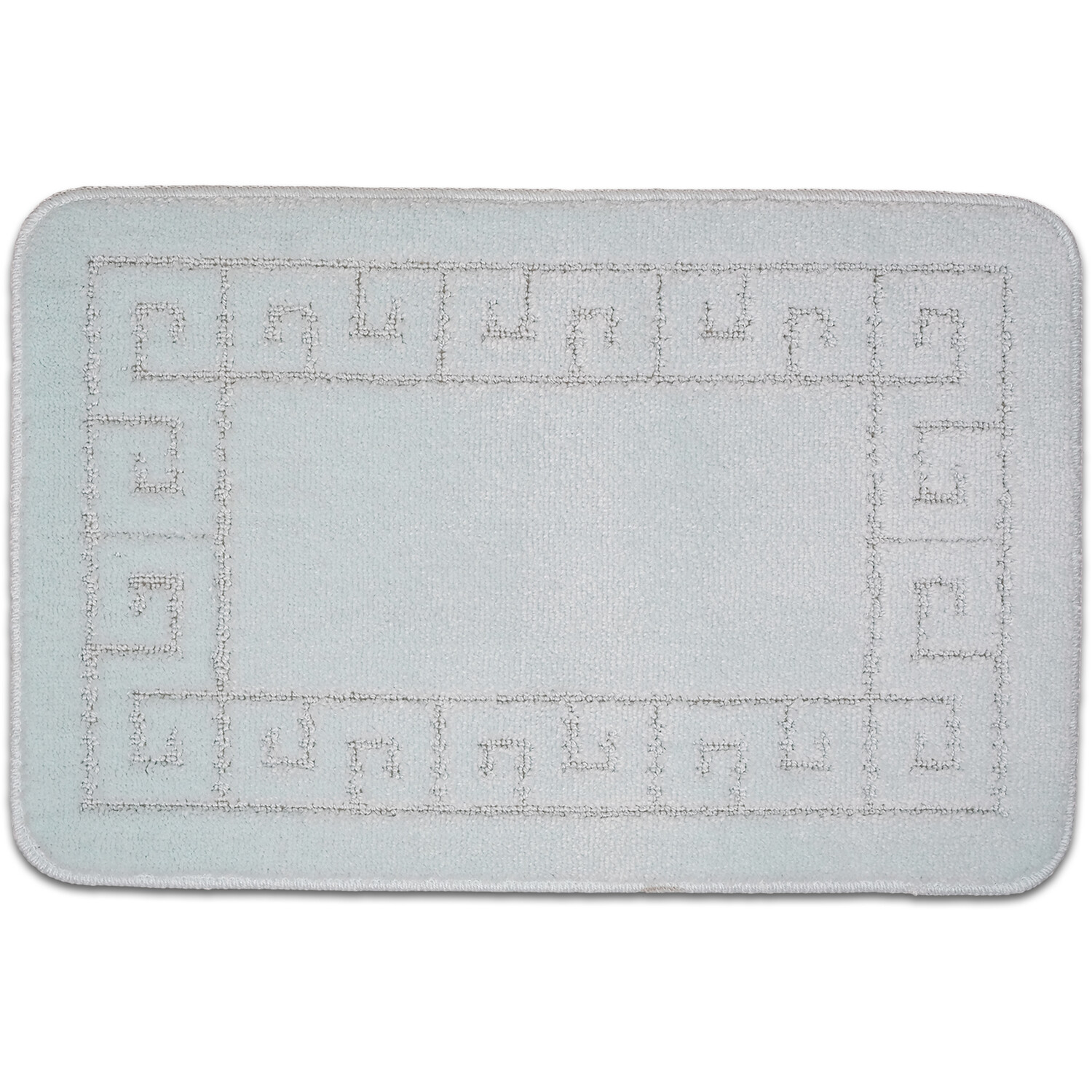 Bath Mat and Pedestal Set - Ice Blue Image 2