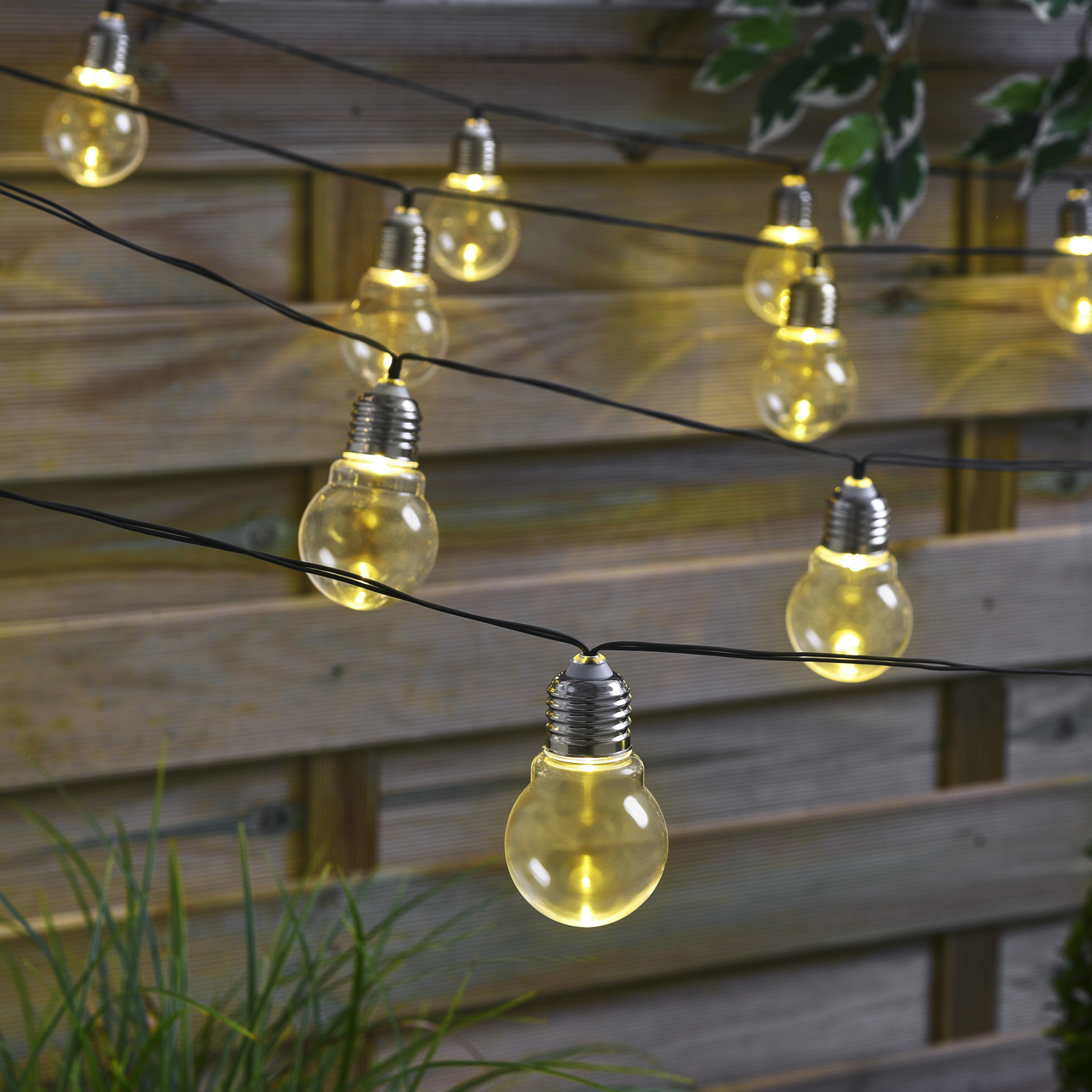 Phoenix 36 LED Solar Bulb Warm White String Light Image 7