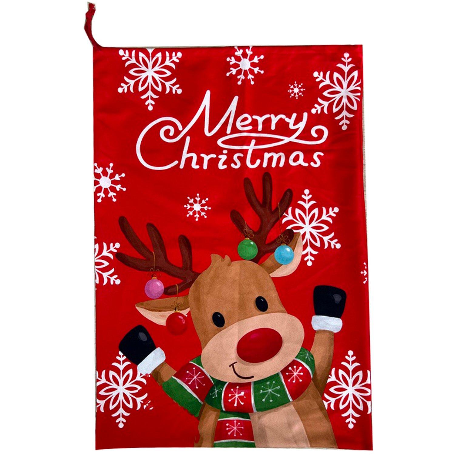 Reindeer Christmas Sack Image 2
