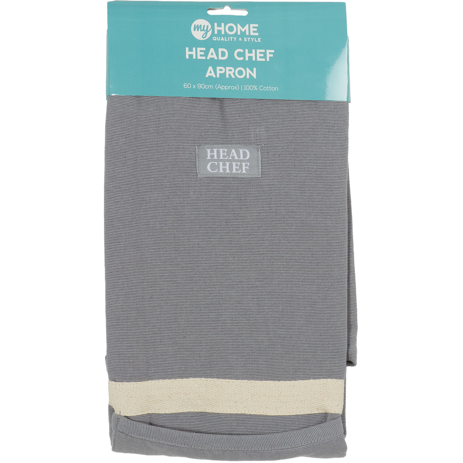 Head Chef Apron - Grey Image 1