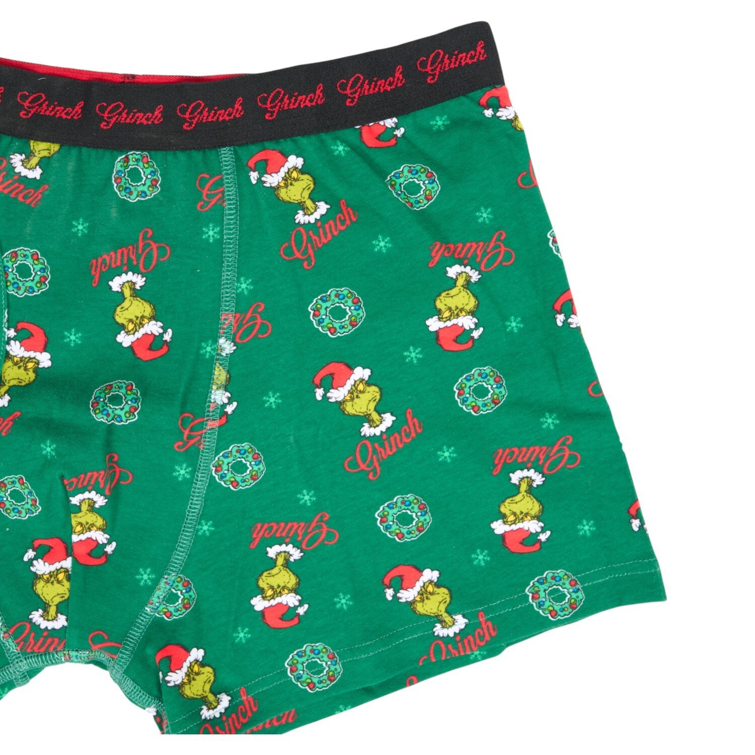 Grinch Wreath Boxer Shorts Image 3