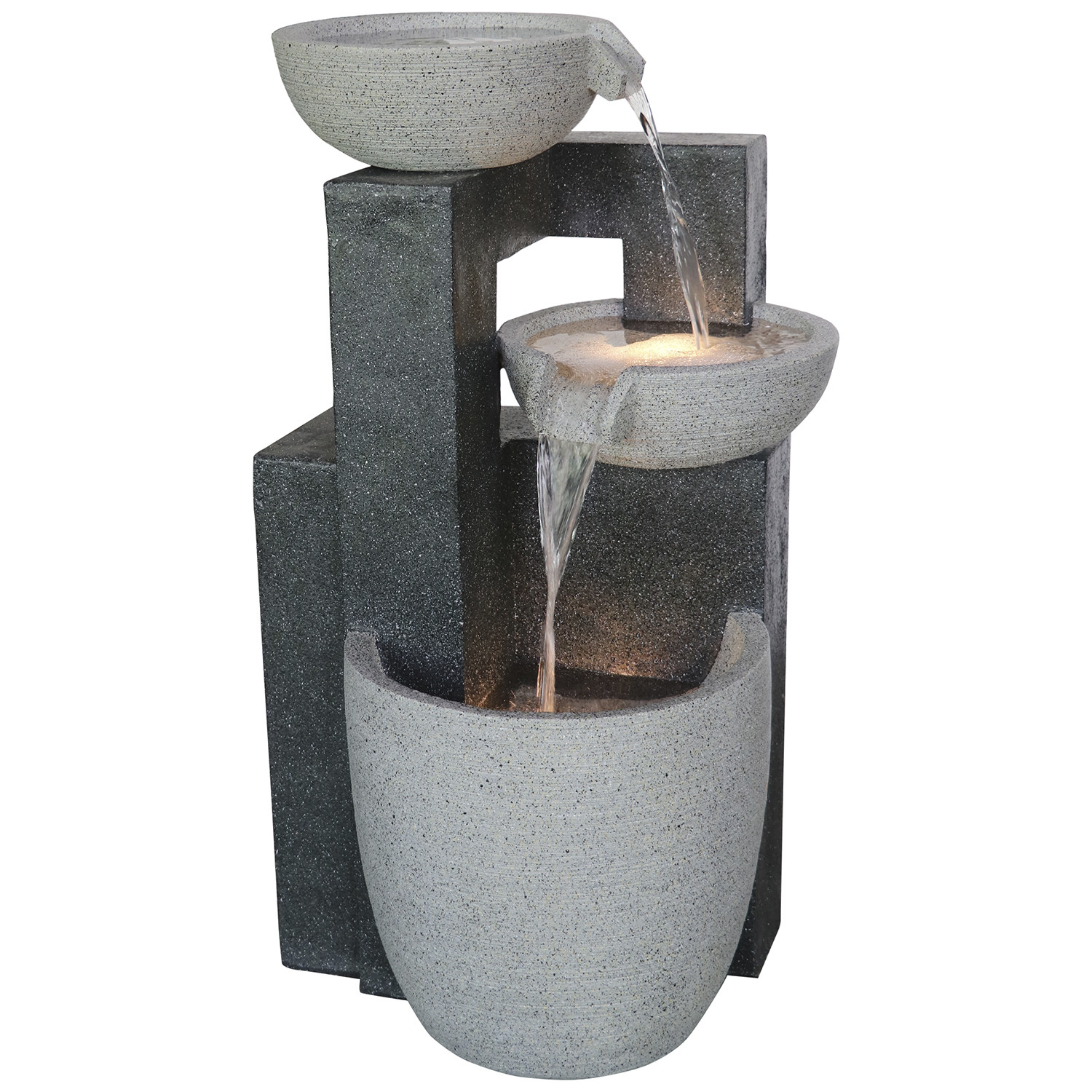 3 Bowl Stone Effect Water Feature Image 1