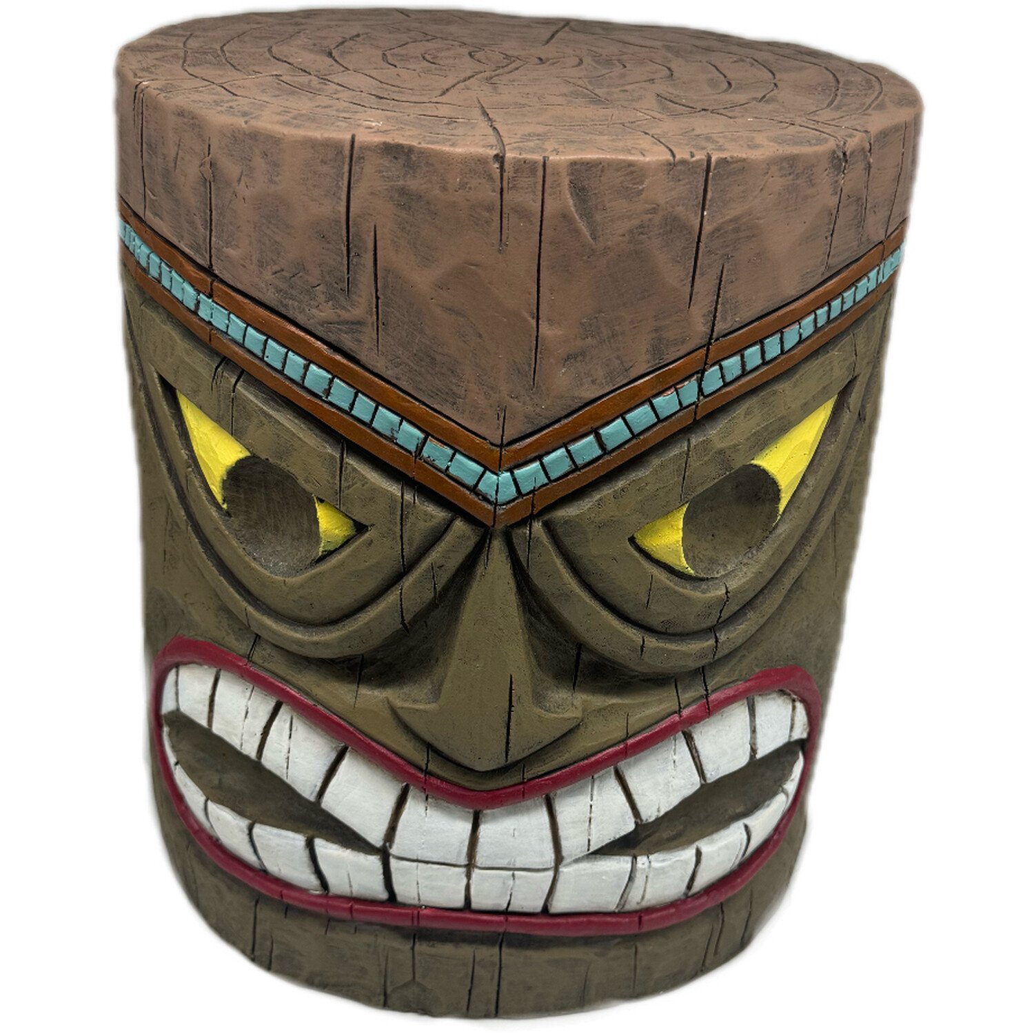 Tiki Stool - Brown Image