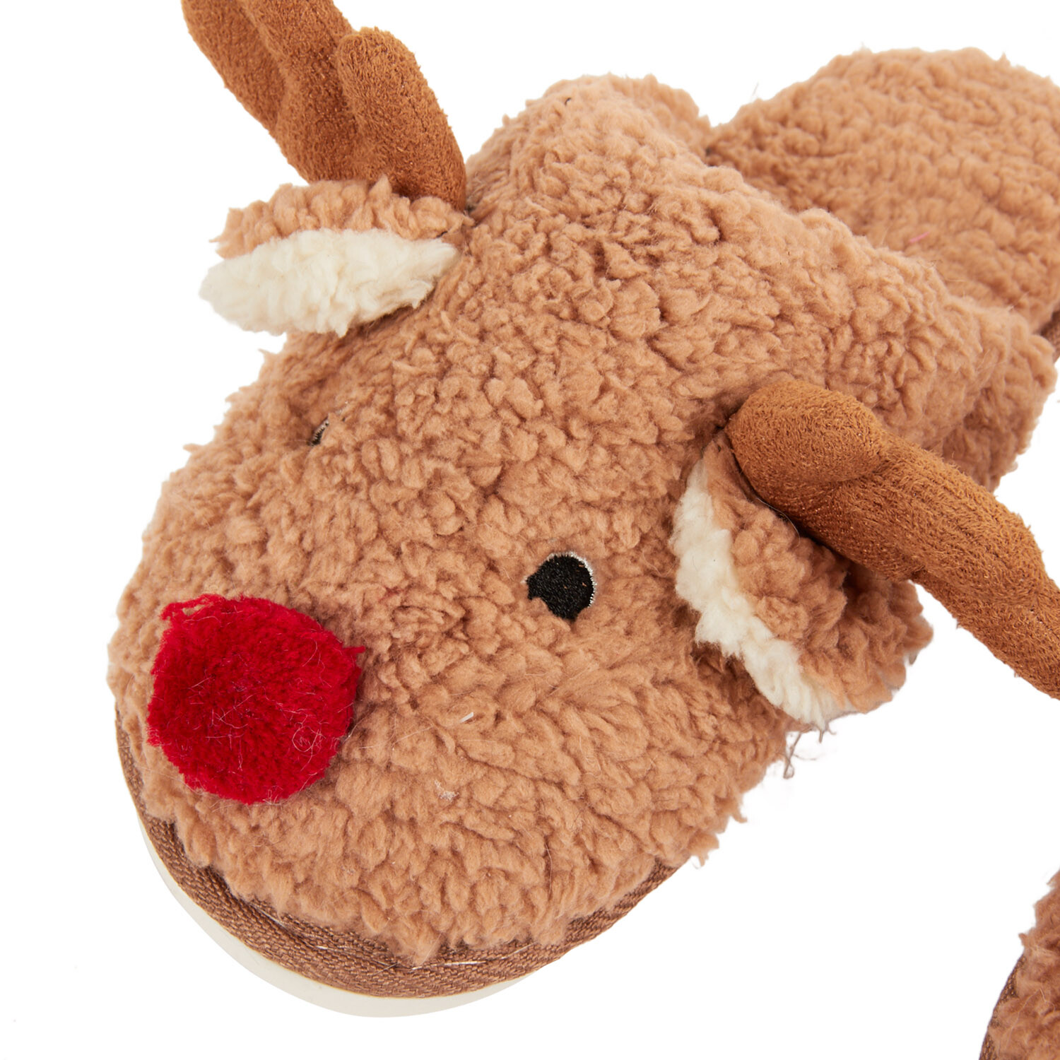Reindeer Slippers - Brown Image 3