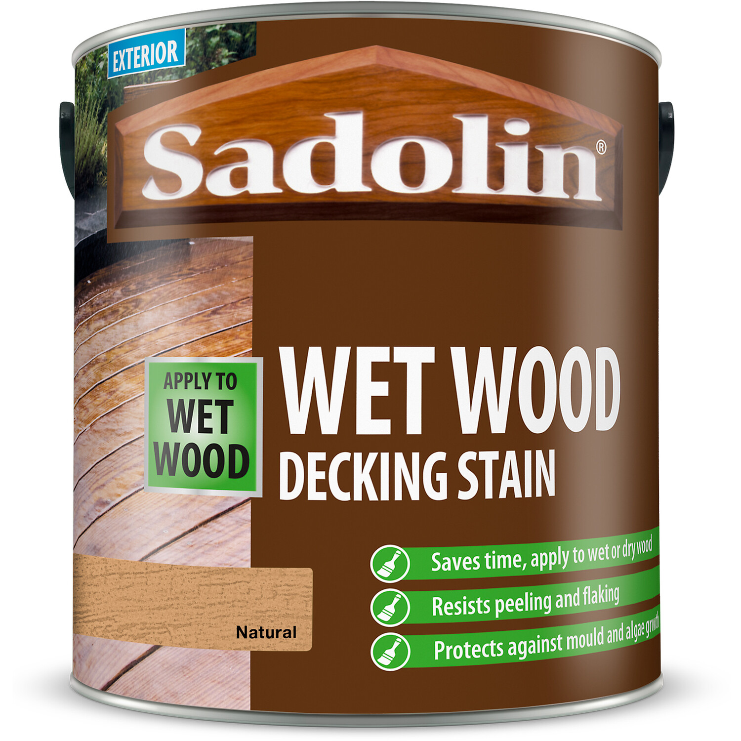 Sadolin Wet Decking Stain 2.5L Natural Image 3