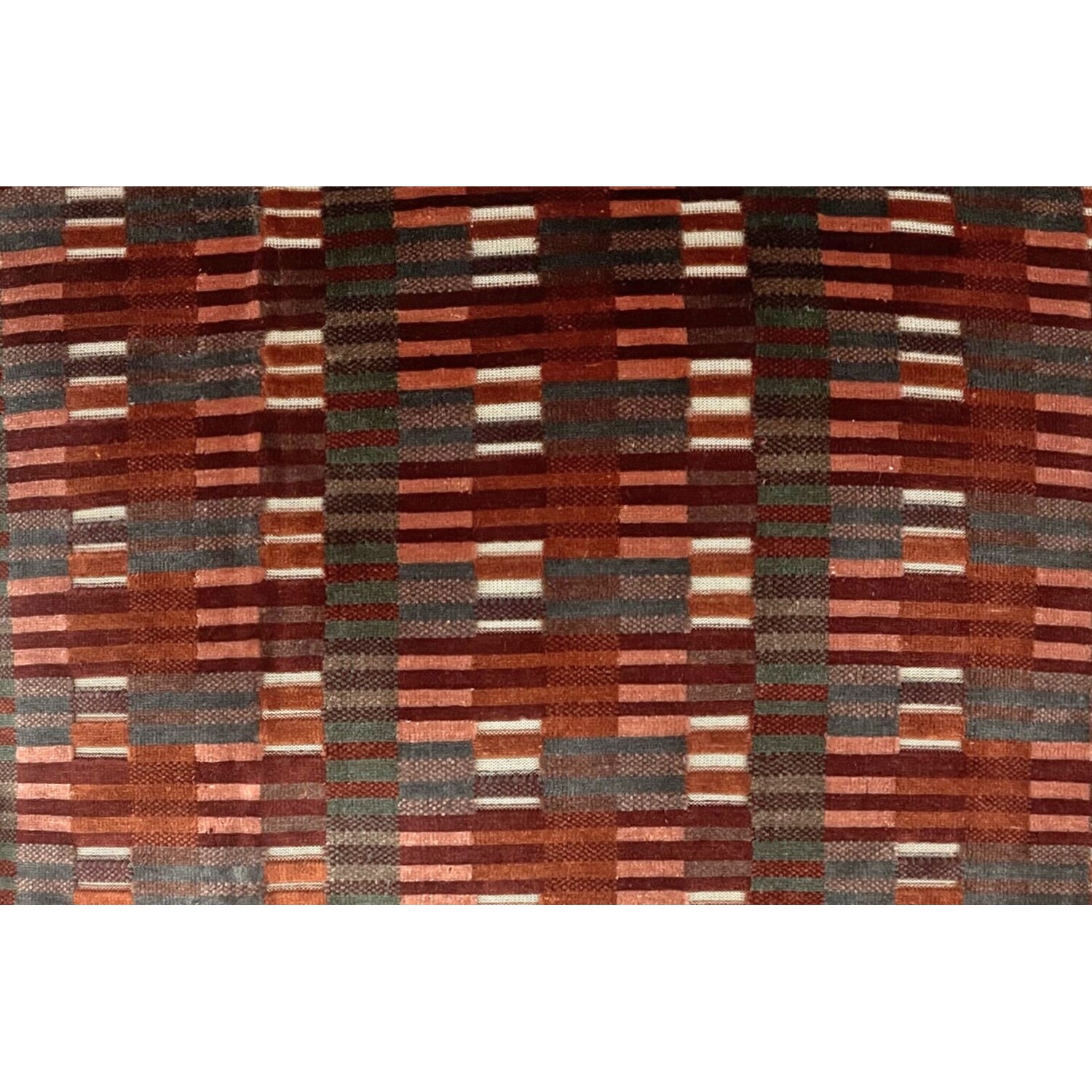 Berlin Geometric Cushion Rust - Rust Image 3