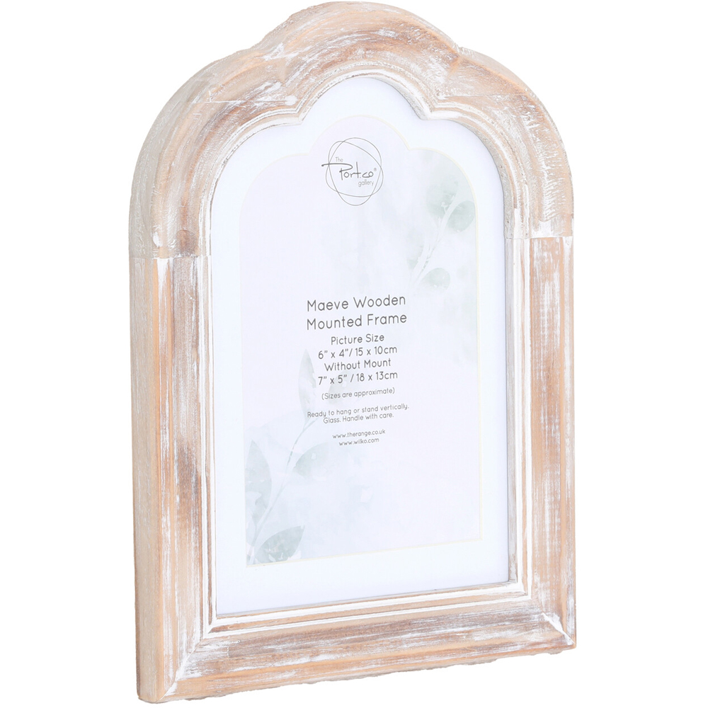 Maeve Wooden Mounted Frame Natural 6 x 4inch Image 3