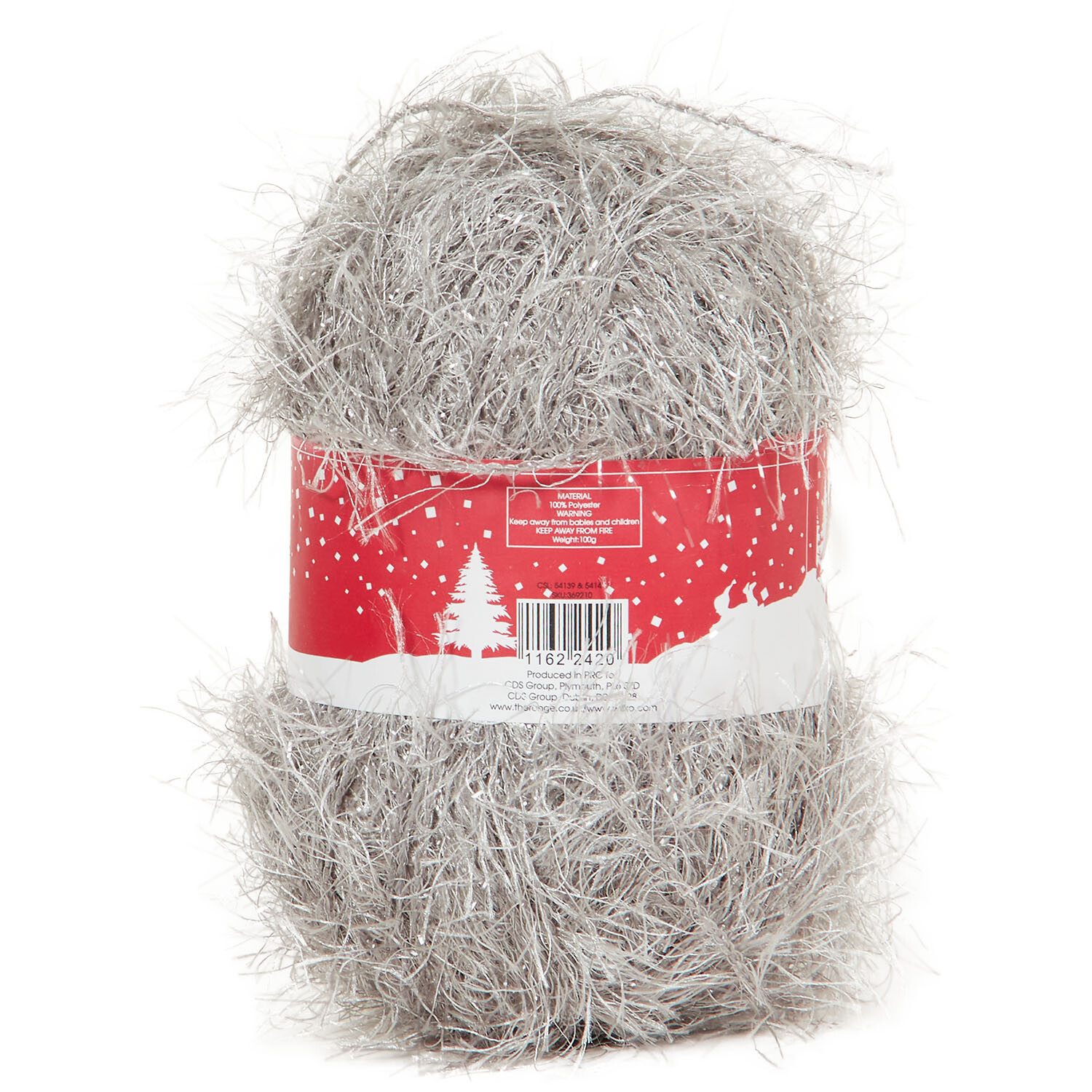 Silver or Gold Tinsel Yarn Image 3