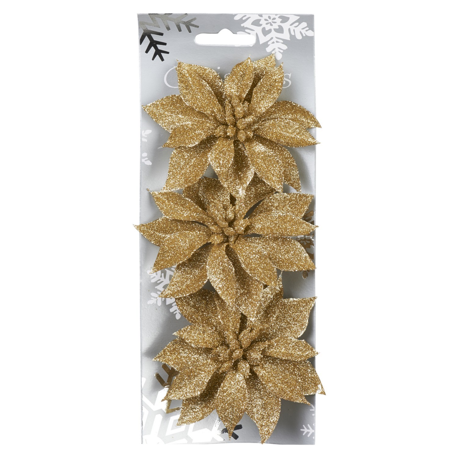 Glitter Clip-On Flowers Image 1