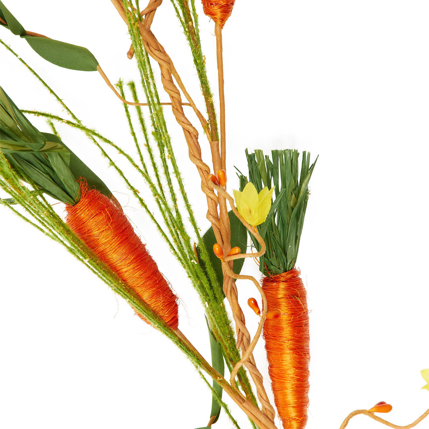 Carrot Garland 150cm - Orange and Green Image 3