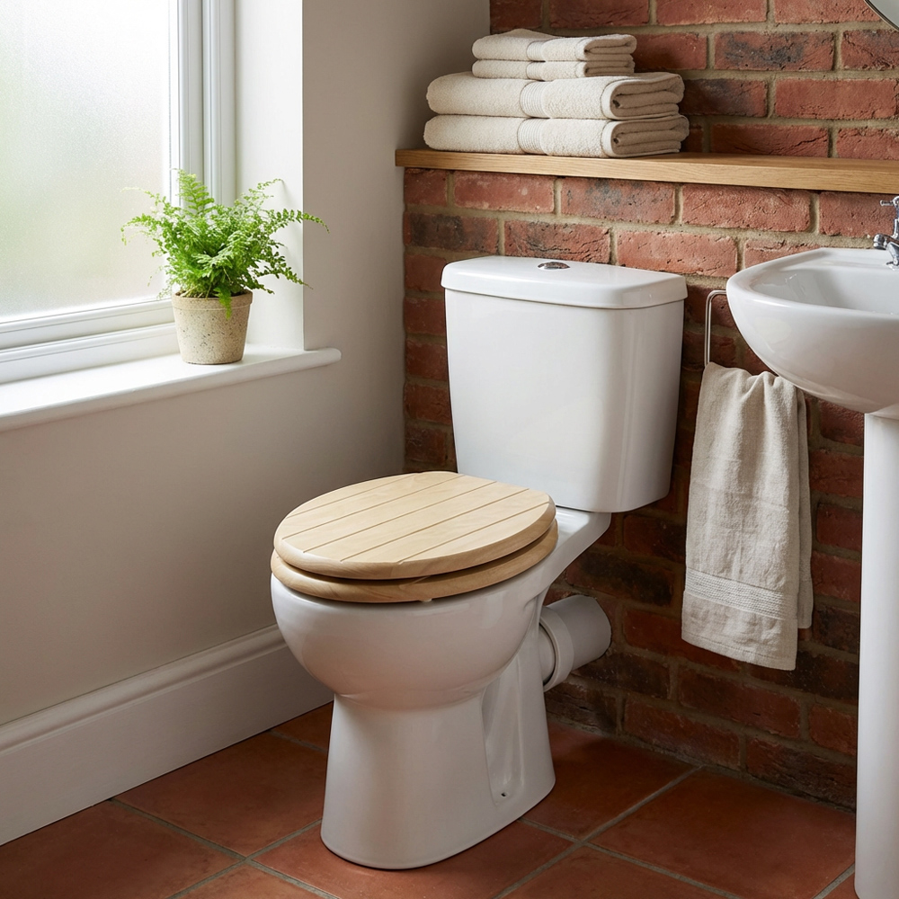 Rhodes Natural Toilet Seat Image 6