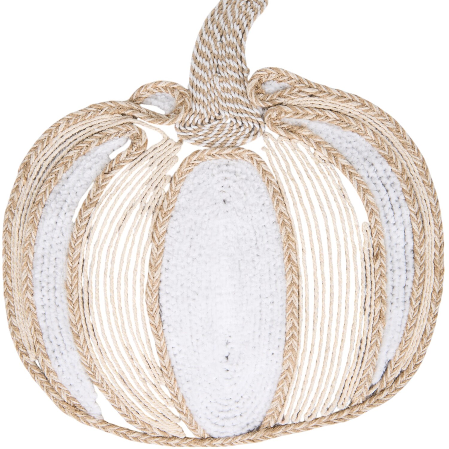 Textured Pumpkin Cushion Grey Image 3