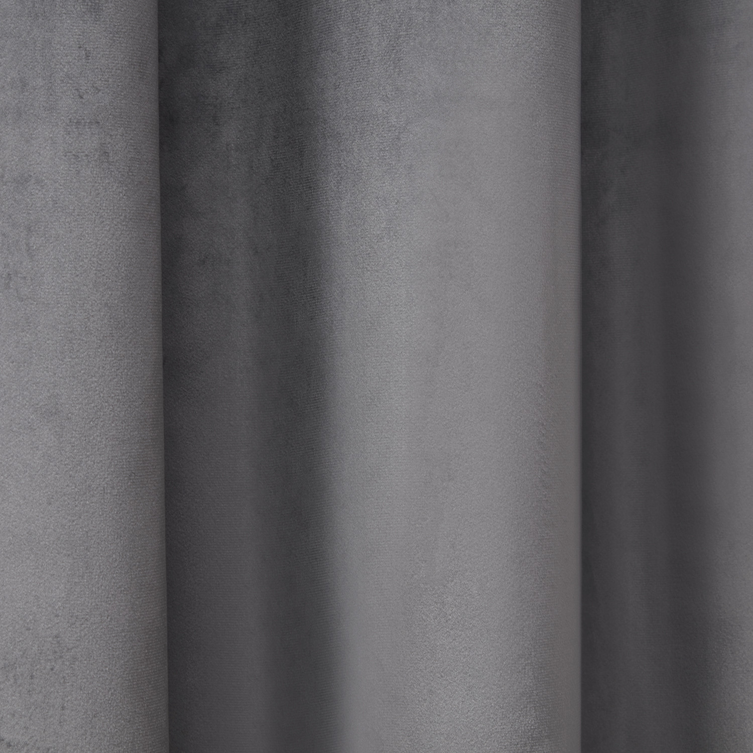 Divante Vermont Charcoal Velvet Blackout Curtain 229cm Image 4