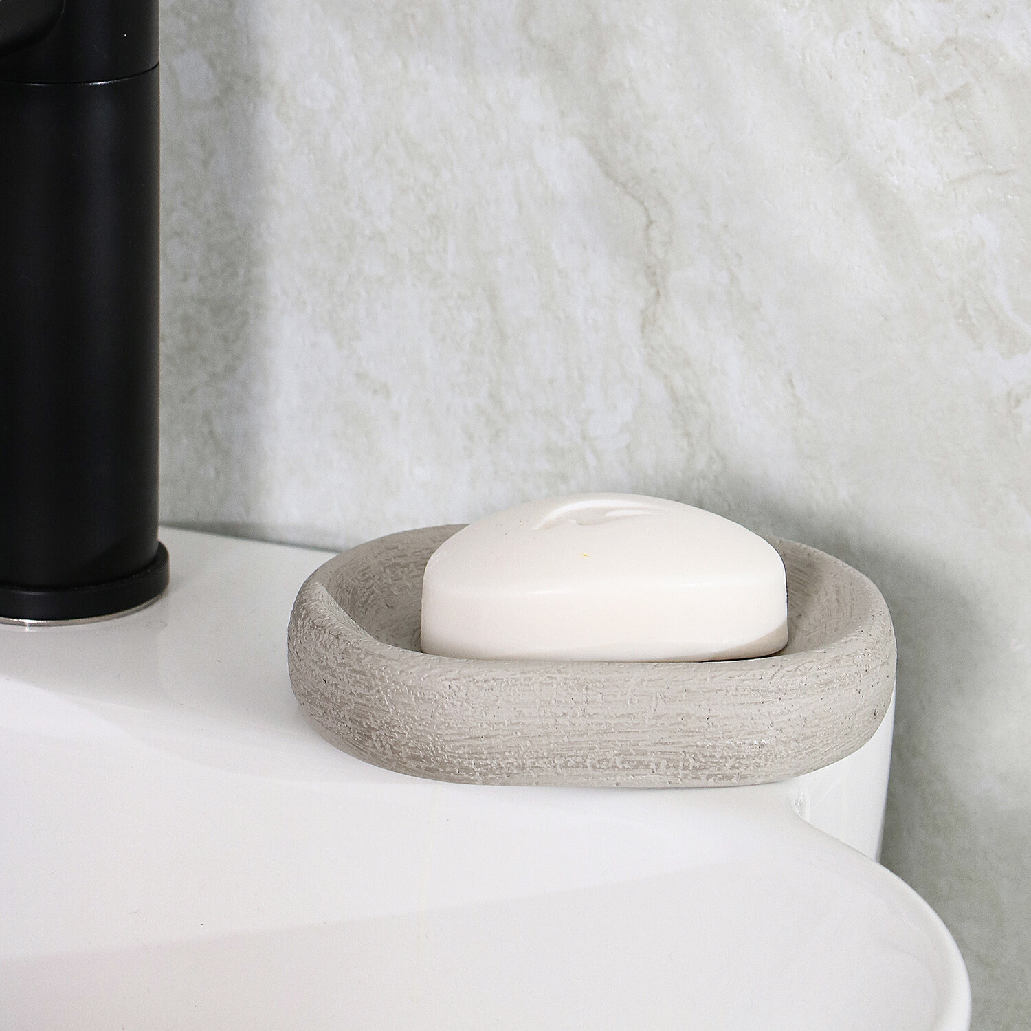 Oslo Soap Dish - Grey Image 2