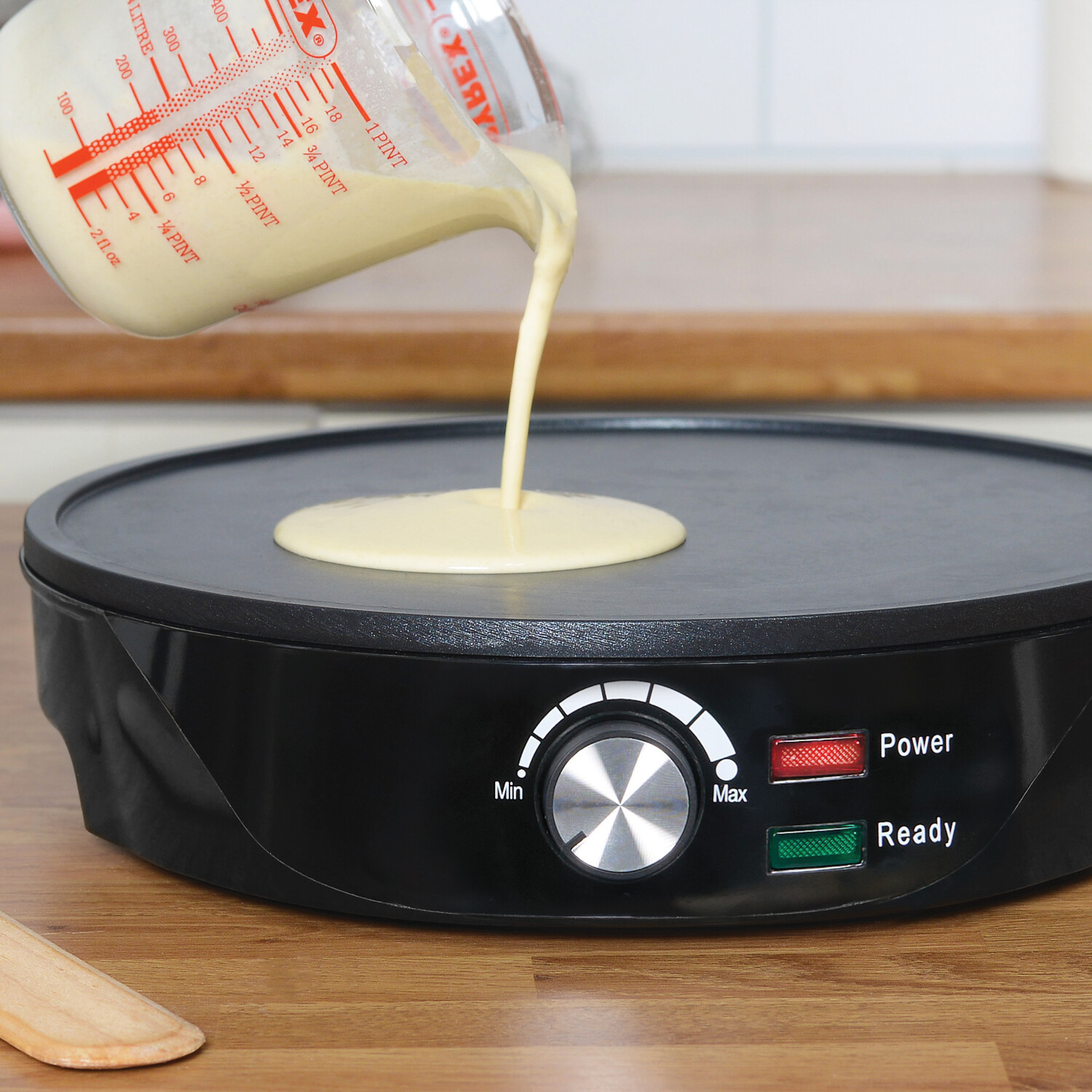 Non-Stick Crepe Maker Black Image 3