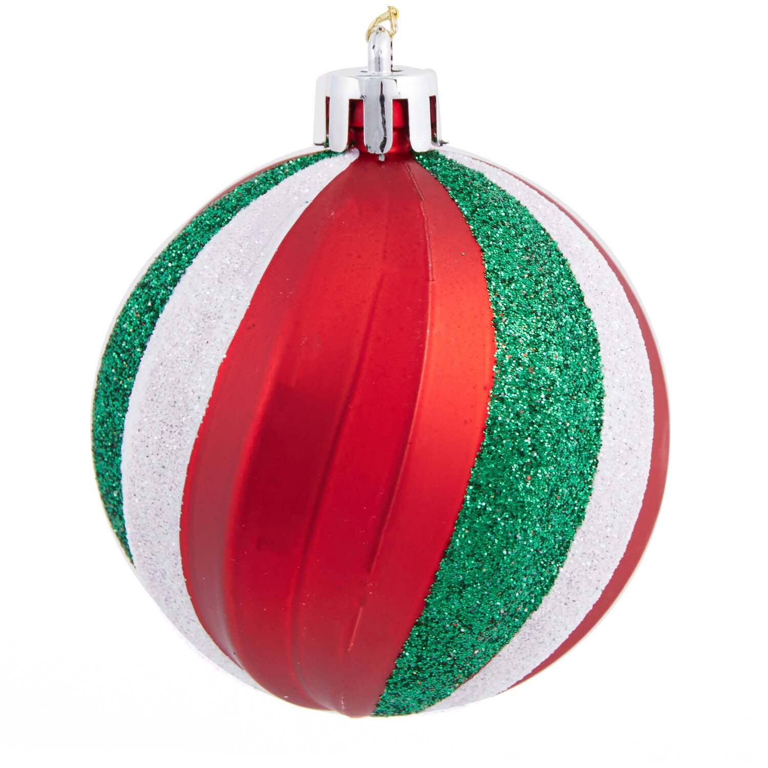 Pack of 100 Candy Cane Lane Baubles Red Image 14