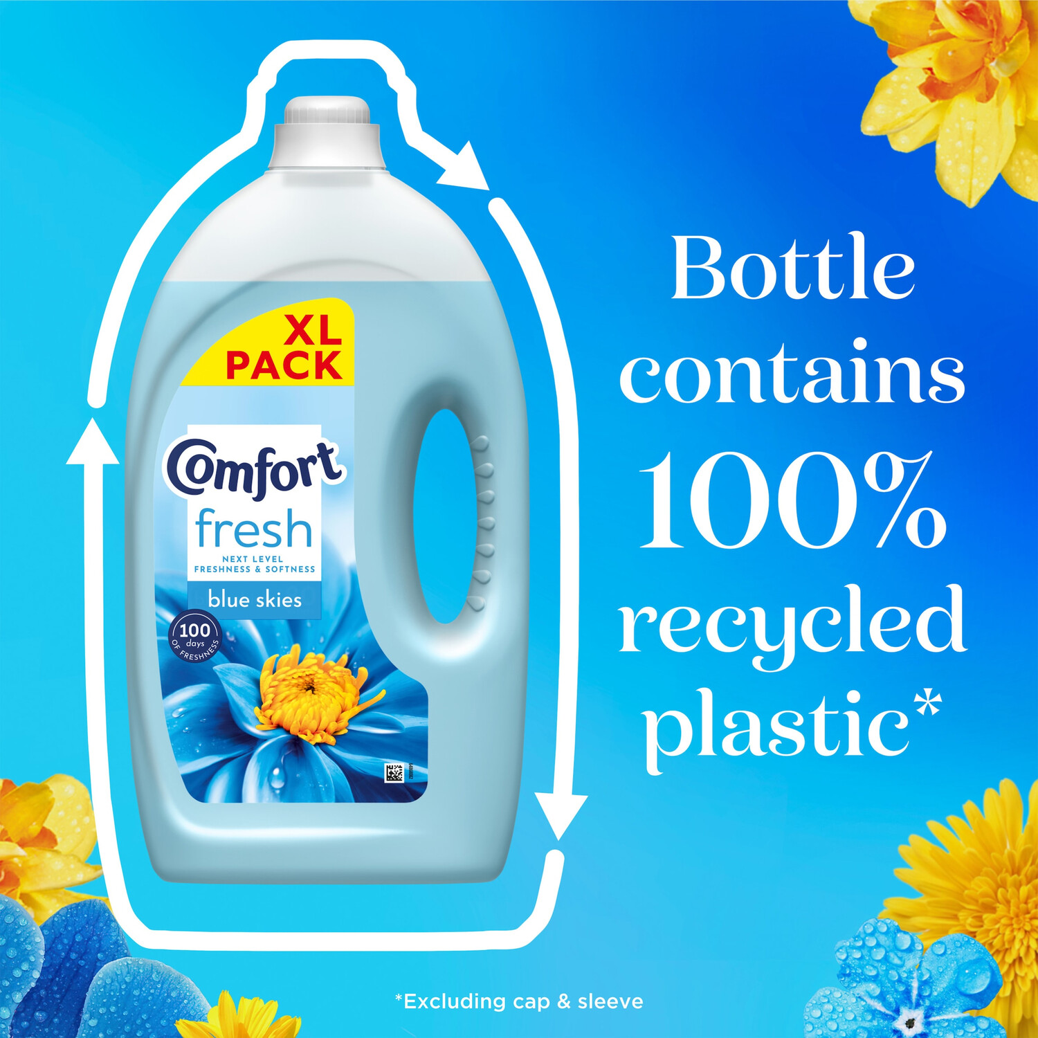 Comfort Fresh Fabric Conditioner Blue Skies 80 Image 7