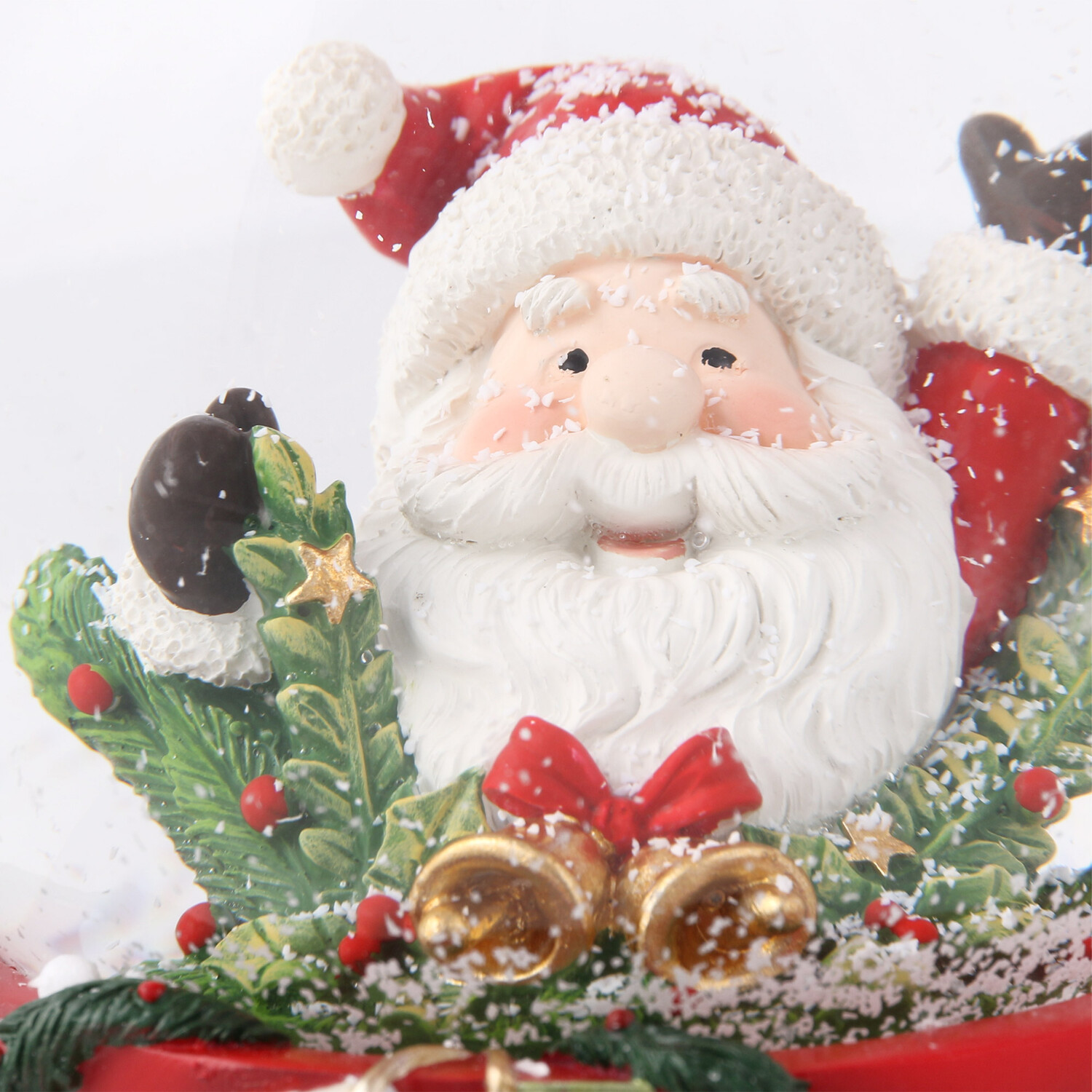 Santa Present Musical Snowglobe Image 5