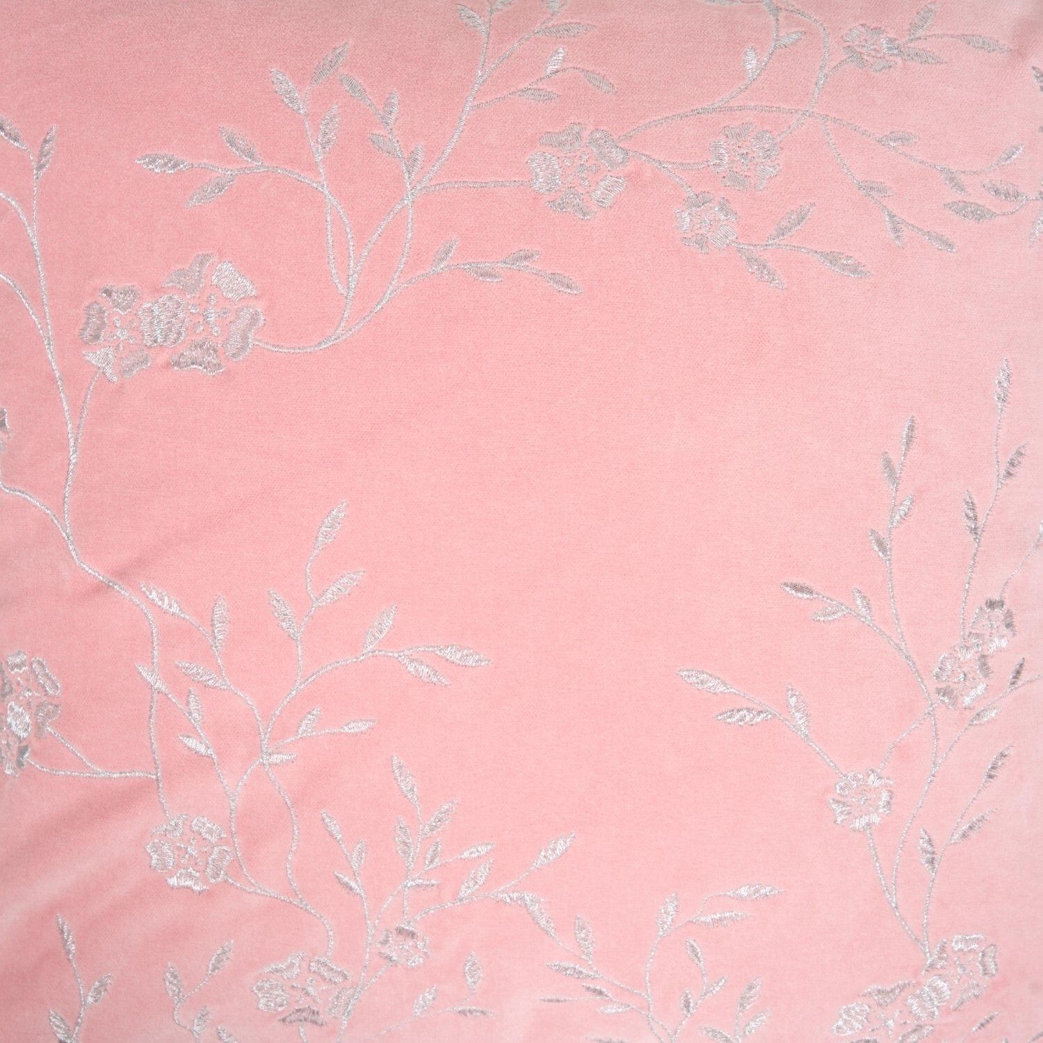Sakura Embroidered Cushion Pink Image 3