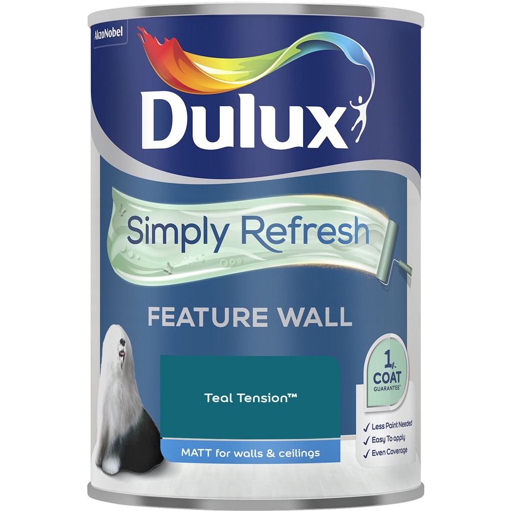 Dulux Simply Refresh One Coat Paint - Teal Tension Image 2
