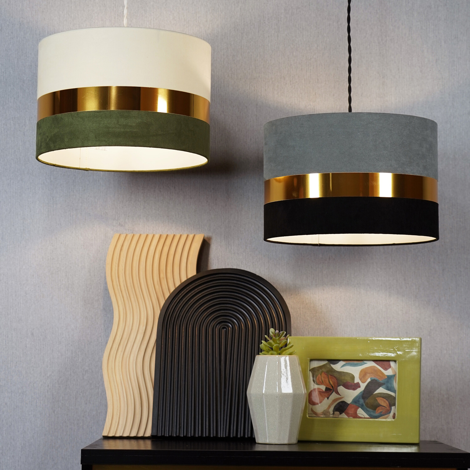 Niko Shade Green, Gold and White Image 6