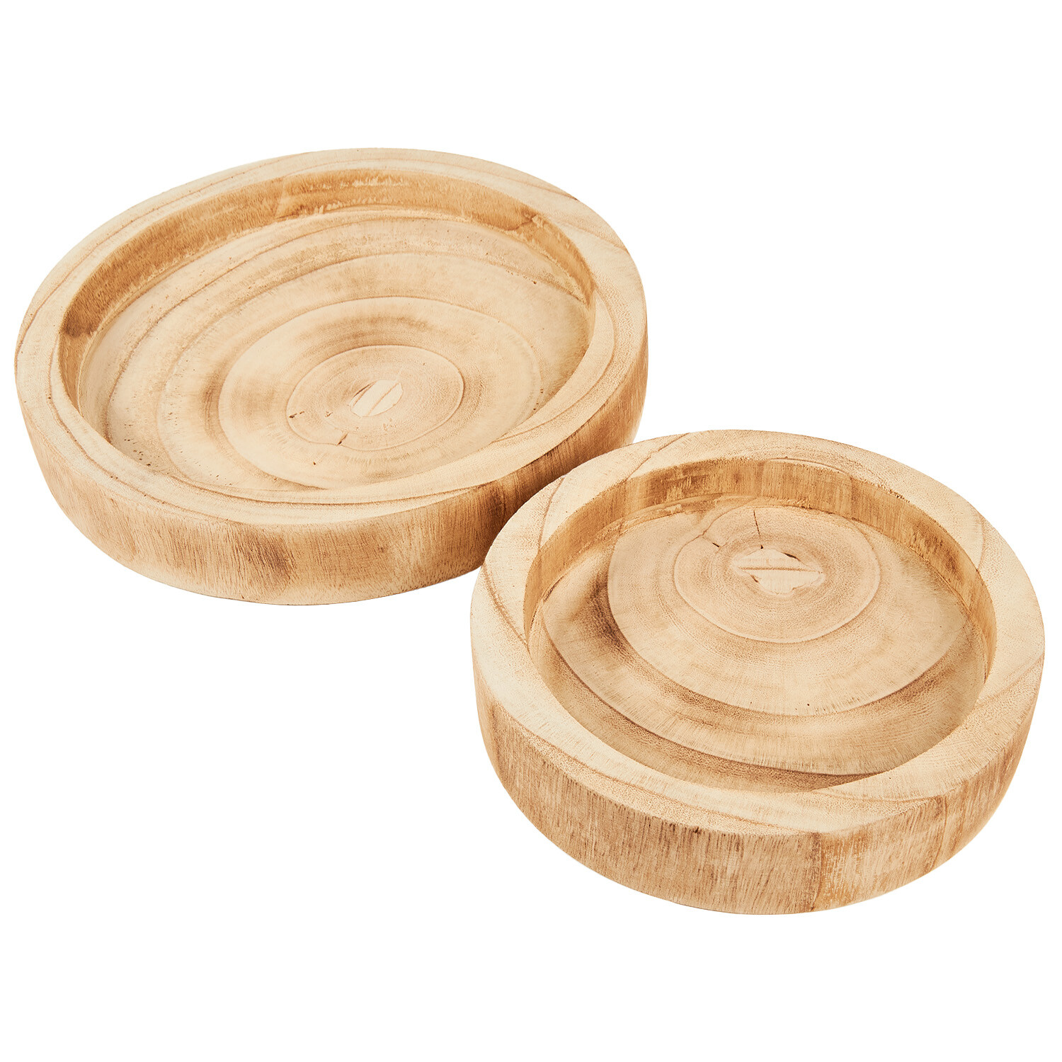 Set of Wooden Plates - Natural Image 3