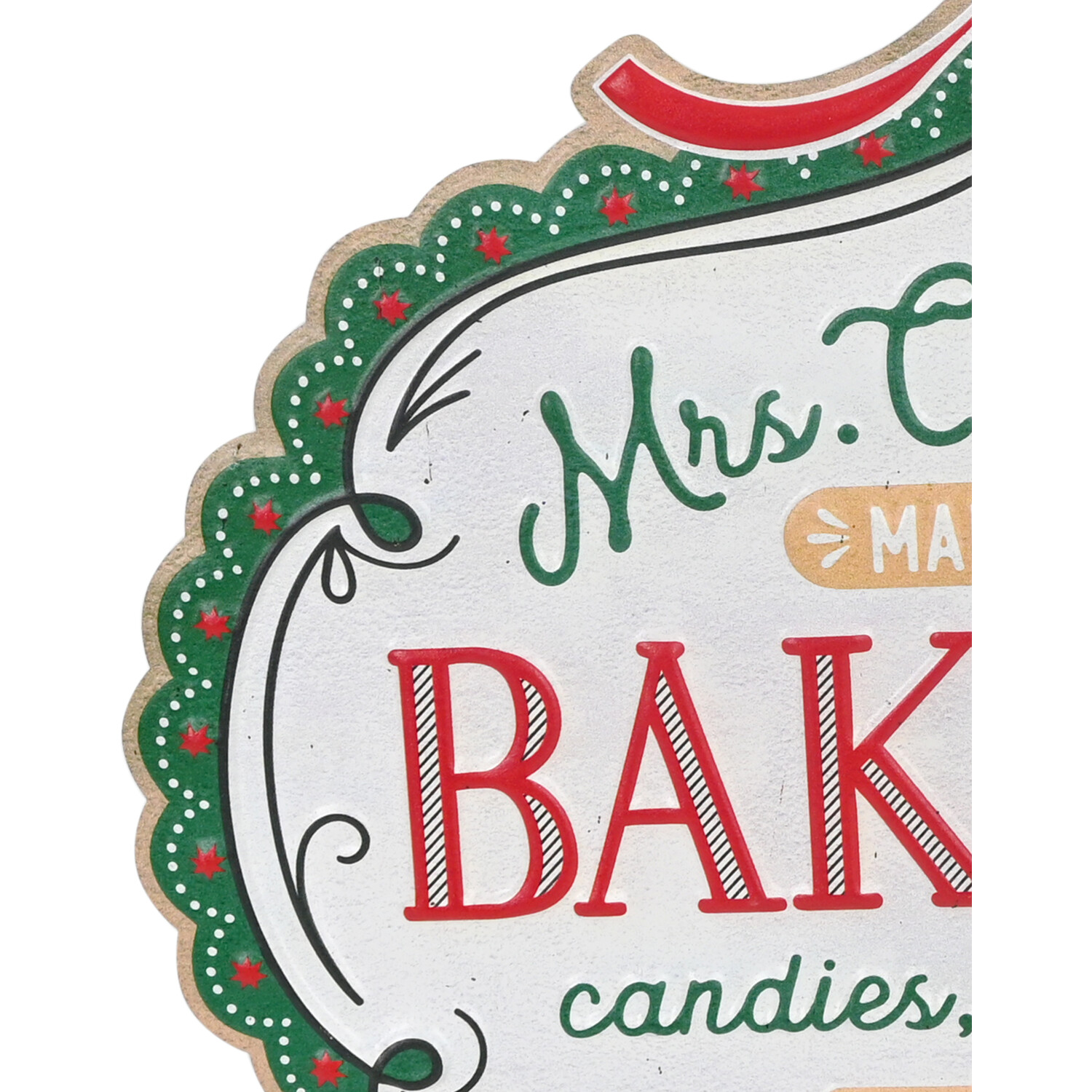Retro Hanging Bake Sale Wall Art Multicolour Image 3