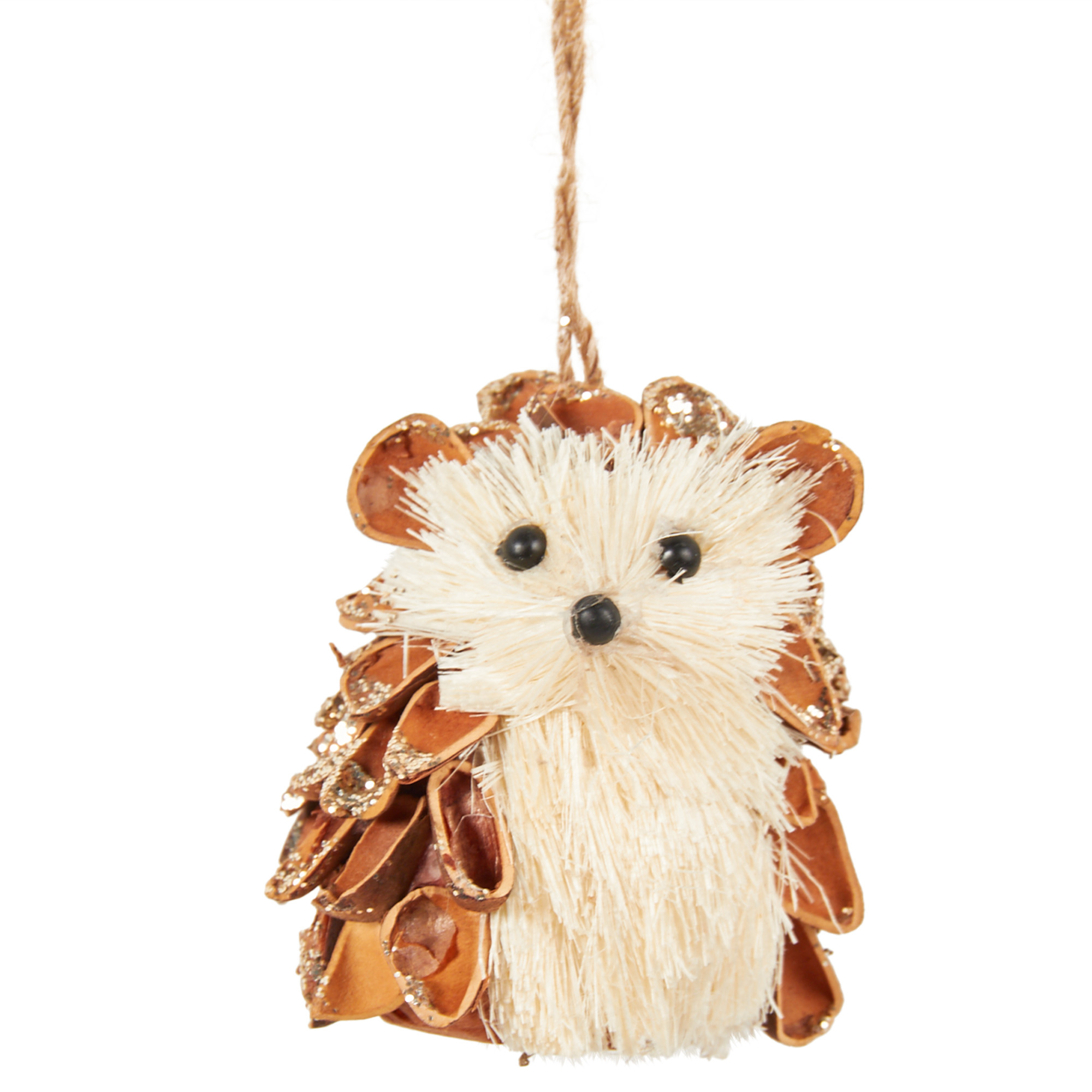 Hanging Glitter Hedgehog Decoration Image 2