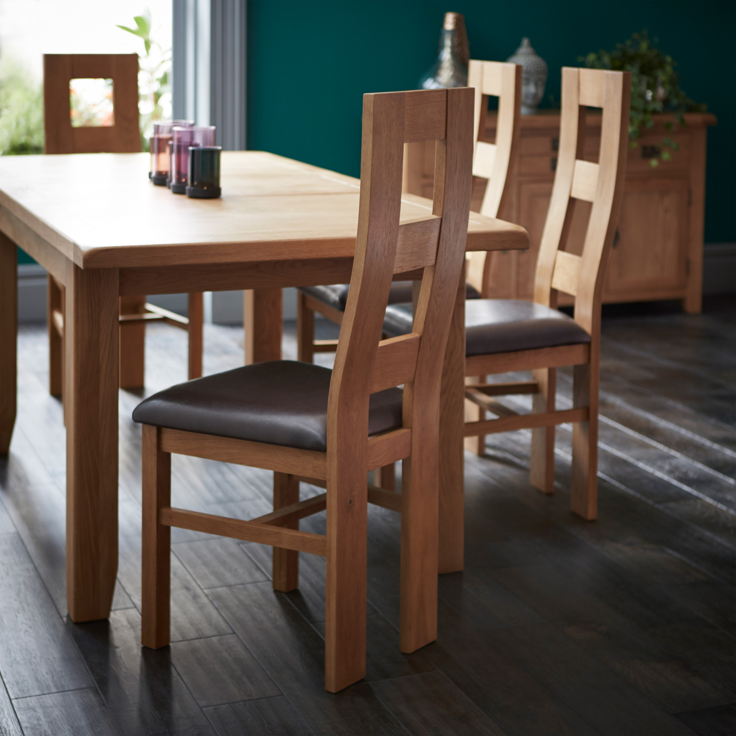 Jonas & James Kinsale 120 to 150cm Extending Dining Table Oak Image 10