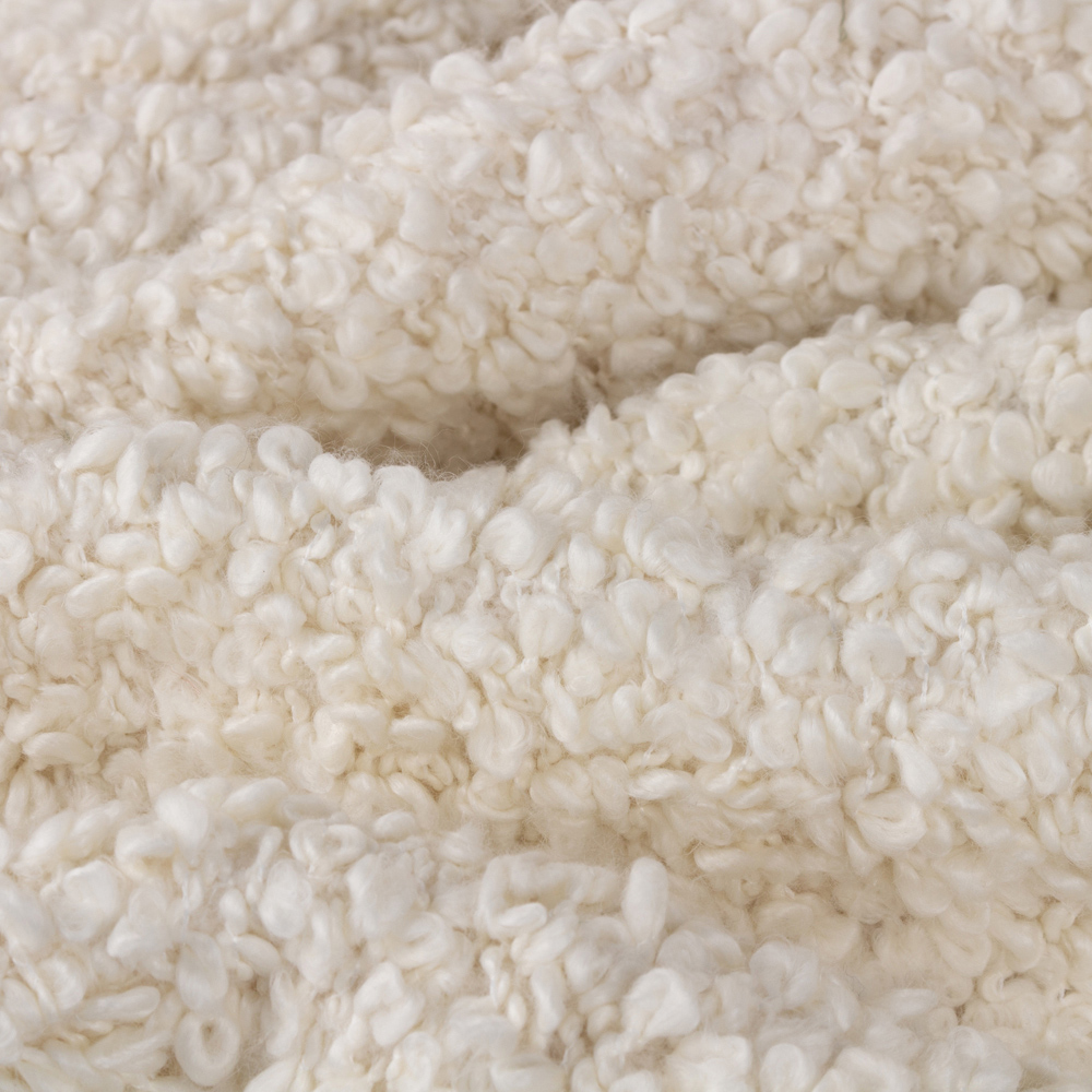 Yard Ulsmere Ecru Boucle Fringed Throw 130 x 180cm Image 4