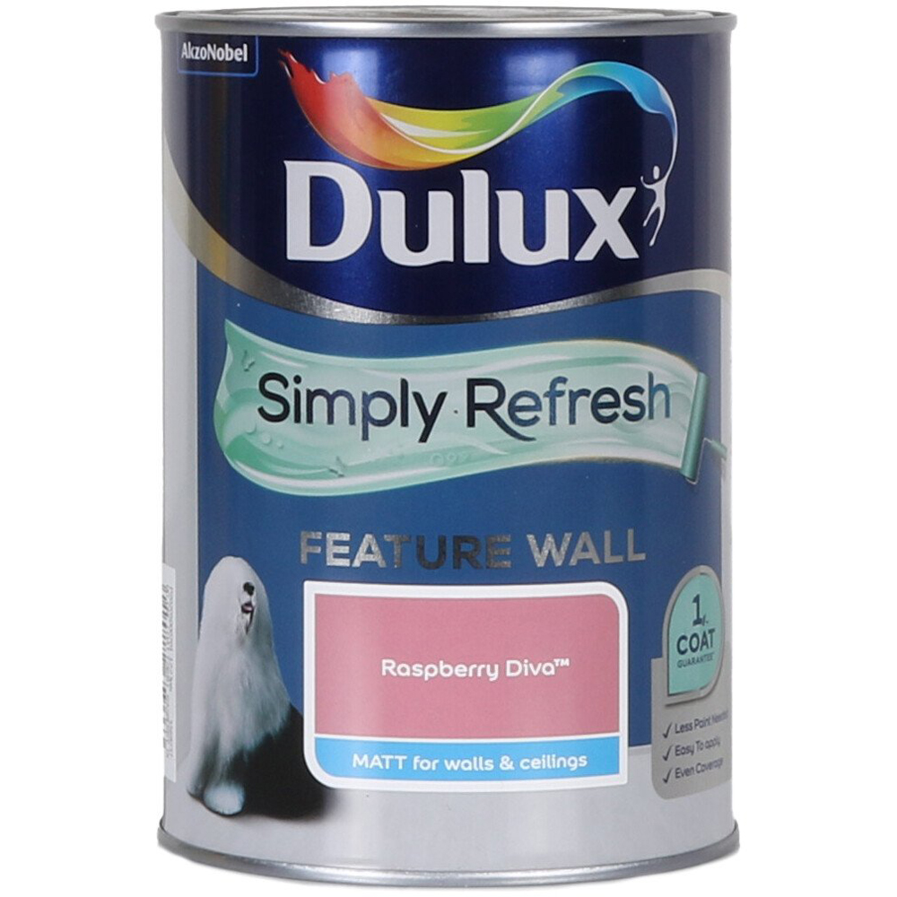 Dulux Simply Refresh One Coat Paint - Raspberry Diva Image 2