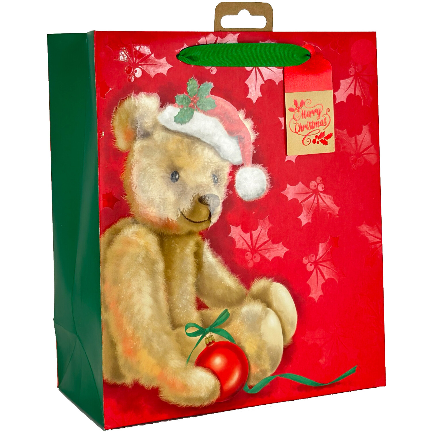 Teddy Bear Gift Bag Red Image 2