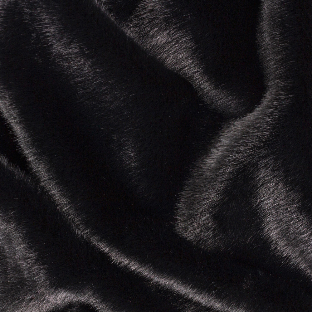 Paoletti Stanza Jet Faux Fur Throw 130 x 180cm Image 2